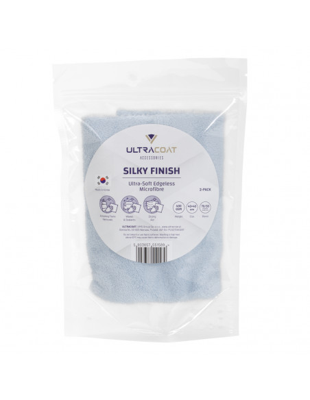 Silky Finish - 400 GSM Microfibre Cloth 2-pack
