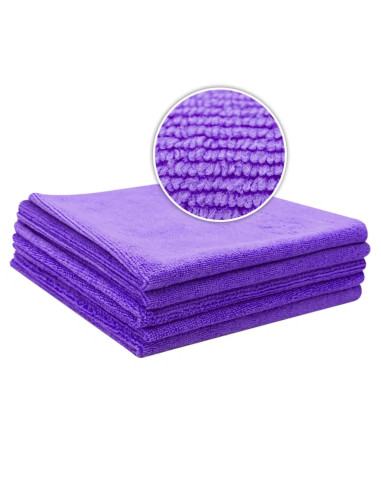 MICROFIBRE CLOTH 5-PACK  PURPEL 40X40CM 310 GSM