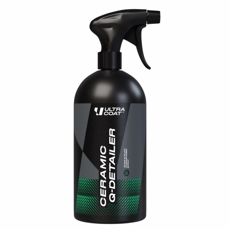Ultracoat Ceramic Q-Detailer är en produkt med högt SiO2-innehåll för snabb och effektiv skötsel av lacken och andra yttre delar av bilen. Perfekt som egenskydd och som produkt för regelbundet underhåll av keramiska behandlingar.