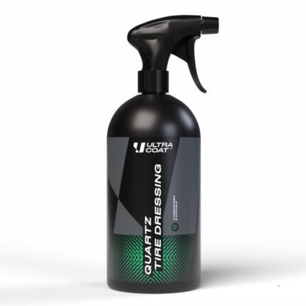 Ultracoat Quartz tire dressing är ett preparat som används för att skydda däck och gummidetaljer. Den har en behaglig blåbärs doft och kännetecknas av en mycket enkel applikation.
