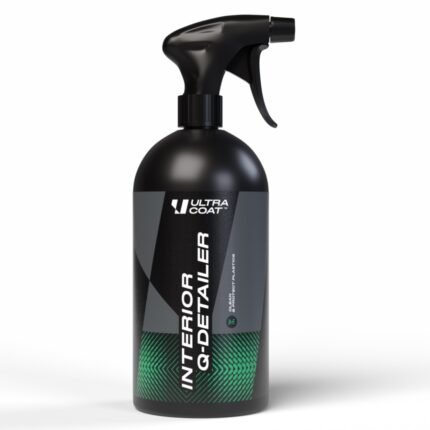 tor behandlade med vår interiör Q-Detailer får en satinfinish som varar i minst några veckor. Produkten är mycket lätt att använda och har utmärkta rengöringsegenskaper samtidigt som maximal säkerhet för ytan och användaren bibehålls. UV-filter bibehåller färgdjupet och antistatiska egenskaper förhindrar att damm lägger sig på ytan. Innehåller UV -filter och antistatiska egenskaper