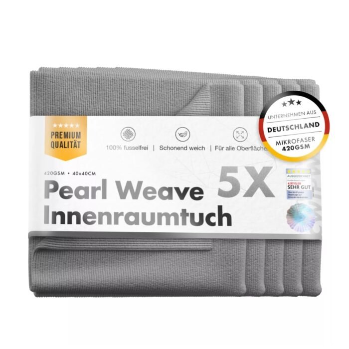 chemicalworkz Interior Pearl Weave 5-pack mikrofiberduk 420 GSM