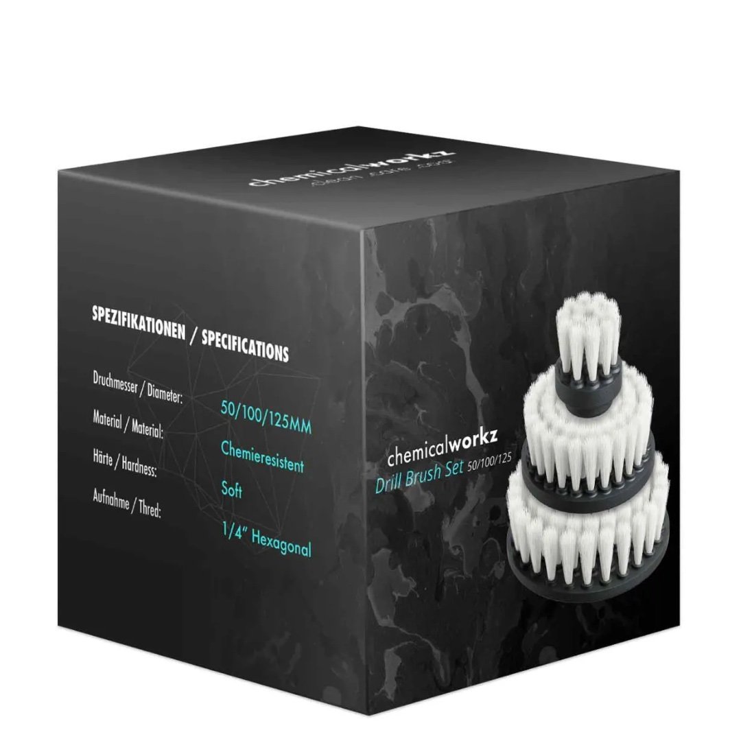 chemicalworkz borste för skruvdragare 3-pack