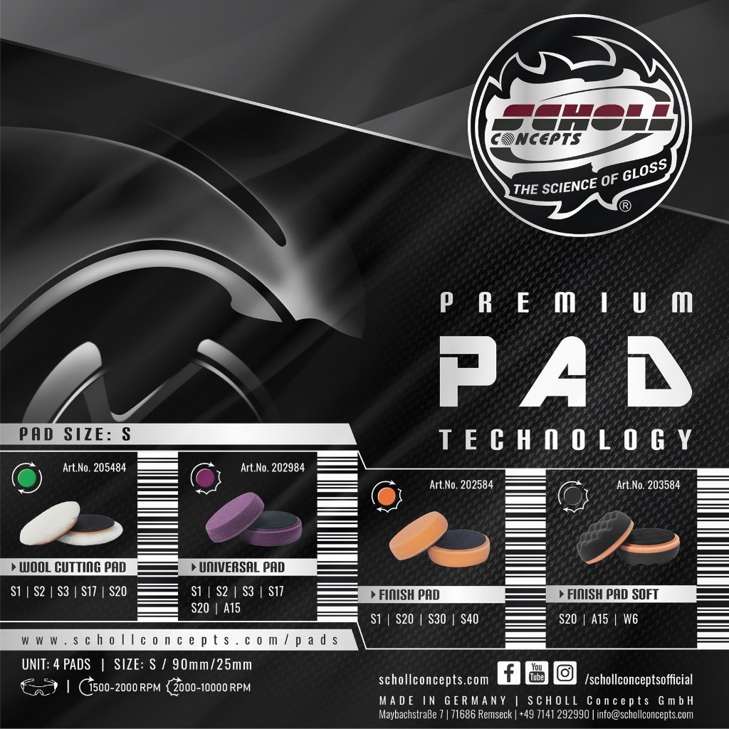 Scholl Concepts Pad orange 90x25mm 4 Pack