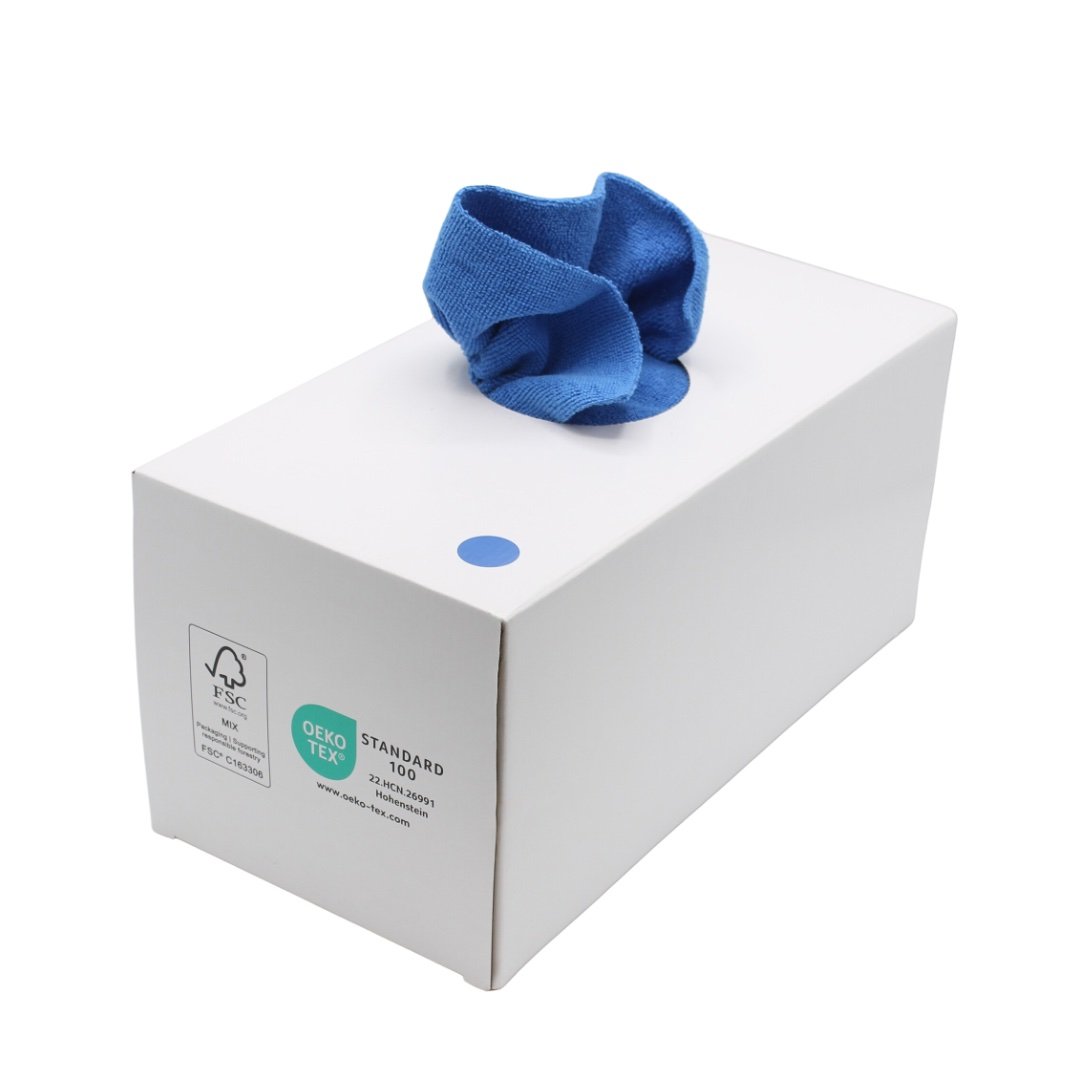 Hem Mikrofiberdukar i Dispenserbox 50st