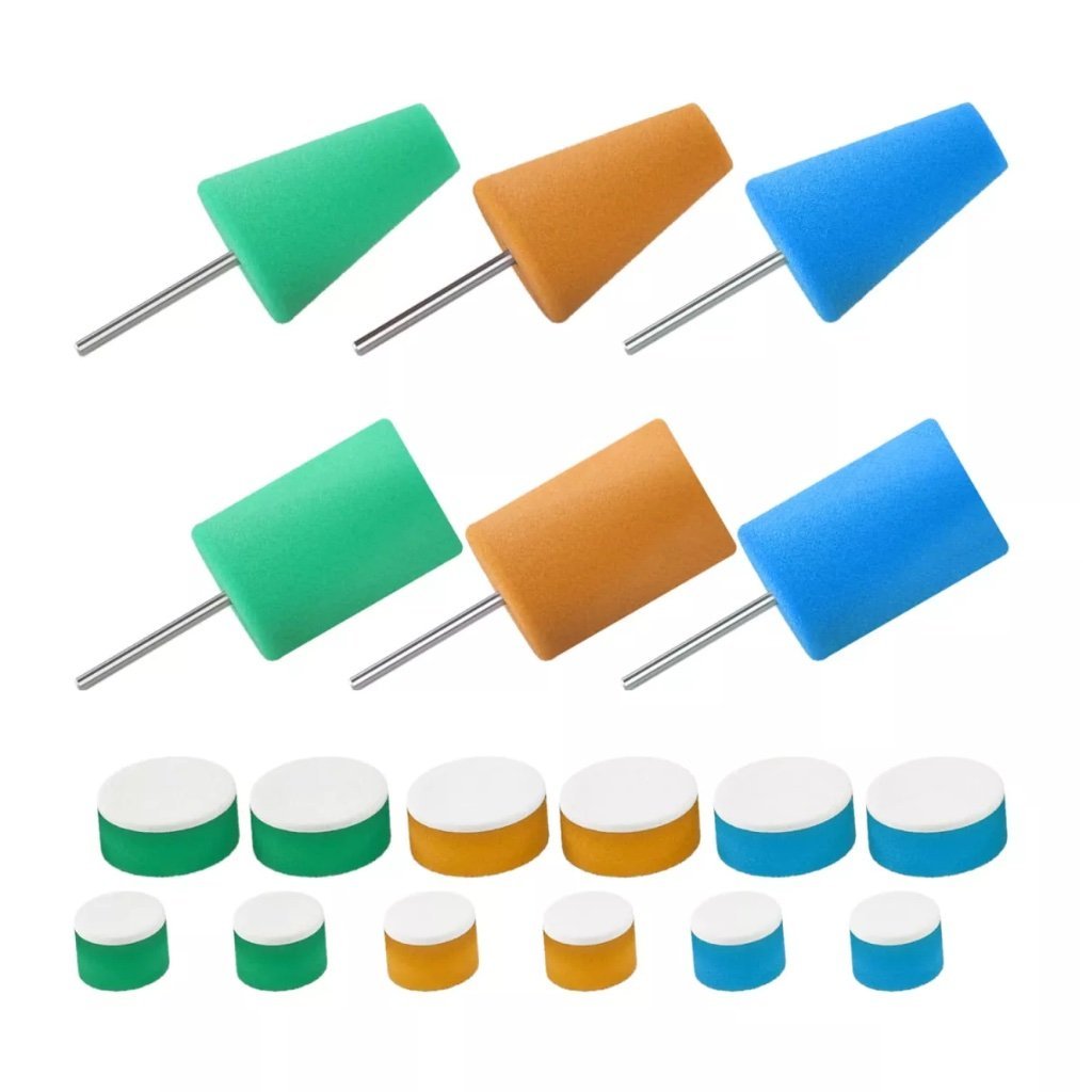 chemicalworkz Cone Foam Polishing Pads Set