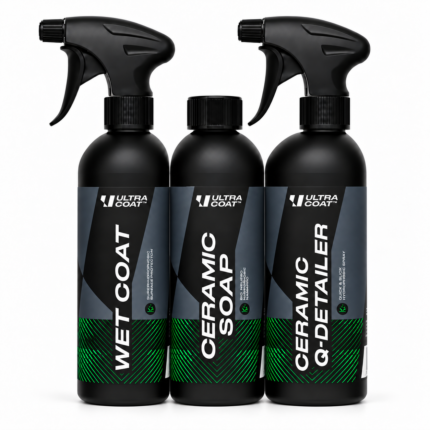 Ultracoat Max Gloss Pack med Ceramic Soap, Wetcoat och Ceramic Q-Detailer