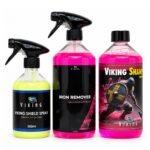 Viking Tvätt och Skydd Paket med Iron Remover, Shield Spray och Nordic Nectar Schampo