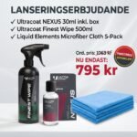 Ultracoat NEXUS lanseringspaket med Finest Wipe och Liquid Elements mikrofiberdukar